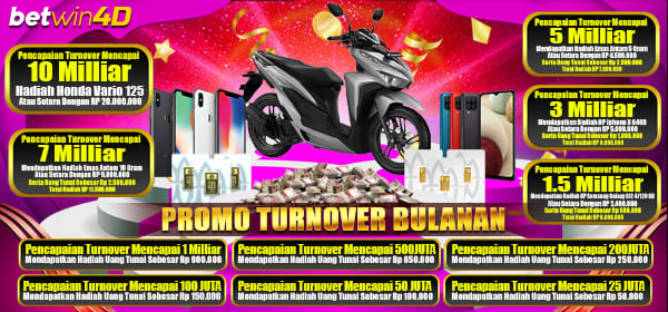 PROMO TURNOVER BULANAN Bewin4d